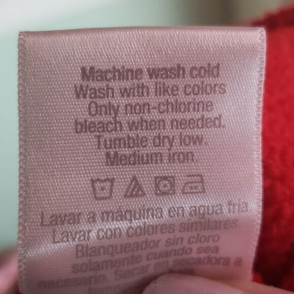 Danskin red fleece jacket size S - Picture 11 of 16